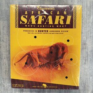 Browning African Safari Who's Hunting Who? 1998 PC Windows 95/98 CD Rom Game